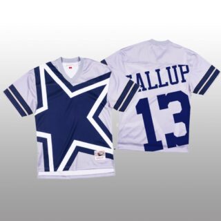 NFL Dallas Cowboys #13 Michael Gallup White Men's Mitchell & Nell Big Face Fashion Limited NFL Jersey