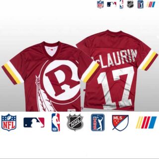NFL Washington Redskins #17 Terry McLaurin Red Men's Mitchell & Nell Big Face Fashion Limited NFL Jersey