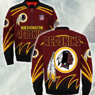 NFL Washington Redskins Sublimated Fashion 3D Fullzip Jacket-3_1