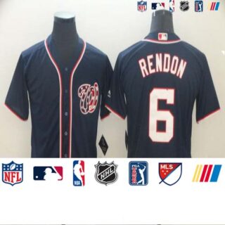 Nationals 6 Anthony Rendon Navy Cool Base Jersey