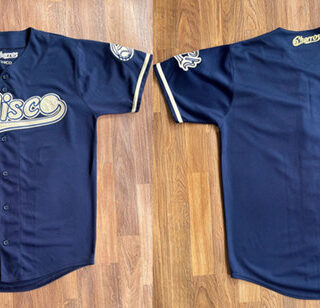 Navy Stitched Baseball Jersey