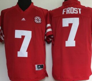Nebraska Cornhuskers 7 Scott Frost Red College Football Jersey