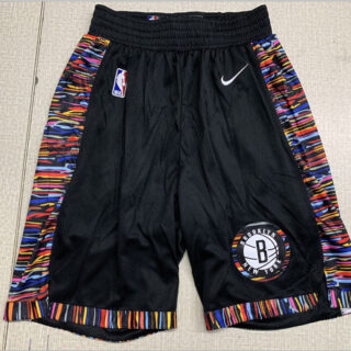 Nets Black City Edition Nike Swingman Shorts