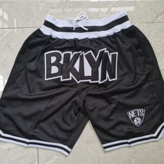 Nets Teams Black Just Don With Pocket Swingman Shorts