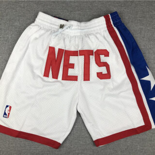 Nets White Nike Swingman Mesh Shorts