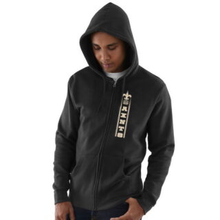 New Orleans Saints Hook And Ladder Full Zip Hoodie Black