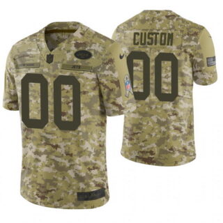 New York Jets Custom Camo 2018 Salute to Service Limited Jersey