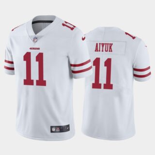 Nike 49ers 11 Brandon Aiyuk White 2020 NFL Draft First Round Pick Vapor Untouchable Limited Jersey