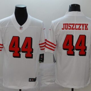 Nike 49ers 44 Kyle Juszczyk White Color Rush Vapor Untouchable Limited Jersey