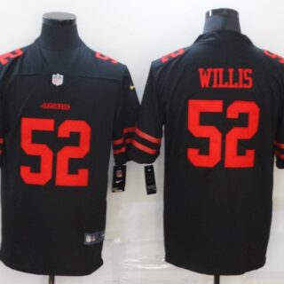 Nike 49ers 52 Patrick Willis Black Vapor Untouchable Limited Jersey