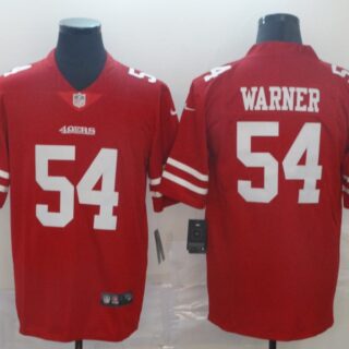 Nike 49ers 54 Fred Warner Red Vapor Untouchable Limited Jersey