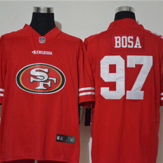 Nike 49ers 97 Nick Bosa Red Vapor Untouchable Limited Jersey