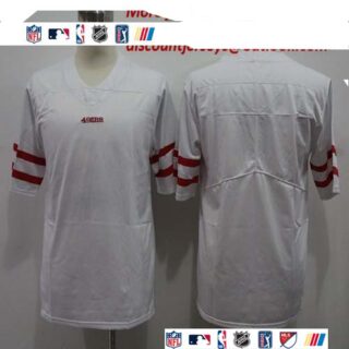 Nike 49ers Blank White Vapor Untouchable Limited Jersey