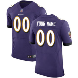 Nike Baltimore Ravens Elite Purple Home Men's Jersey NFL Vapor Untouchable Customized jerseys