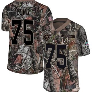 Nike Bears #75 Kyle Long Camo Men's Stitched NFL Limited Rush Realtree Jersey