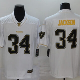 Nike Bears 34 Walter Payton White Gold 100th Season Vapor Untouchable Limited Jersey