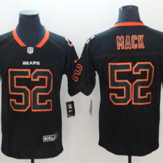Nike Bears 52 Khalil Mack Black Shadow Legend Limited Jersey