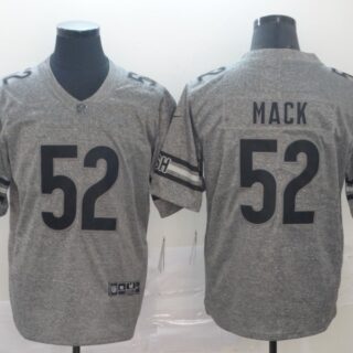 Nike Bears 52 Khalil Mack Gray Gridiron Gray Vapor Untouchable Limited Jersey