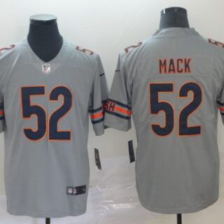 Nike Bears 52 Khalil Mack Silver Inverted Legend Limited Jersey