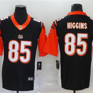 Nike Bengals 85 Tee Higgins Black 2020 NFL Draft First Round Pick Vapor Untouchable Limited Jersey