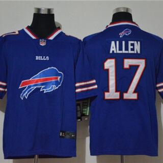 Nike Bills 17 Josh Allen Royal Vapor Untouchable Limited Jersey