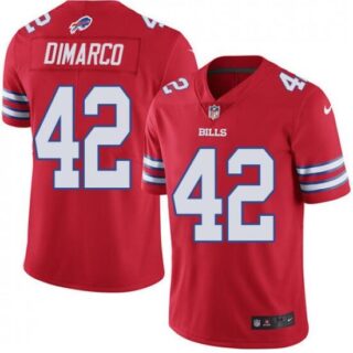 Nike Bills 42 Patrick DiMarco Red Color Rush Limited Jersey