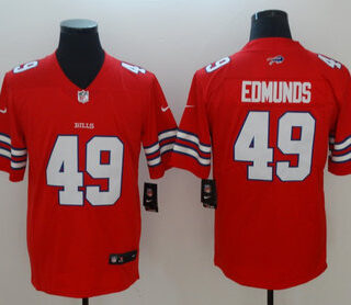 Nike Bills 49 Tremaine Edmunds Red Vapor Untouchable Limited Jersey
