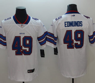 Nike Bills 49 Tremaine Edmunds White Vapor Untouchable Limited Jersey