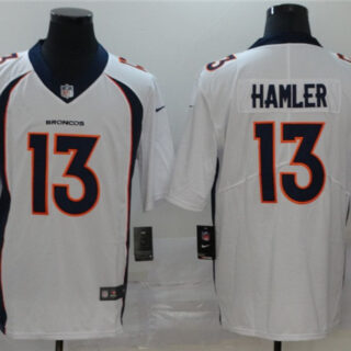 Nike Broncos 13 KJ Hamler White 2020 NFL Draft Vapor Untouchable Limited Jersey
