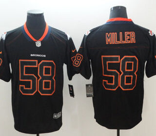 Nike Broncos 58 Von Miller Black Shadow Legend Limited Jersey