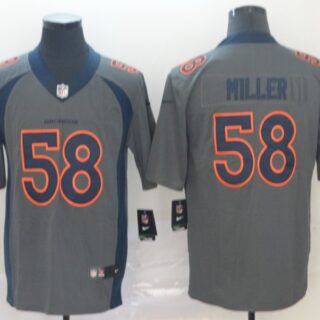 Nike Broncos 58 Von Miller Gray Inverted Legend Limited Jersey