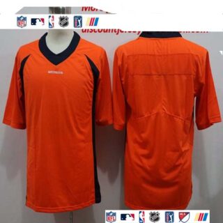 Nike Broncos Blank Orange Vapor Untouchable Limited Jersey