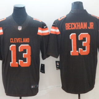 Nike Browns 13 Odell Beckham Jr Brown Vapor Untouchable Limited Jersey