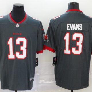 Nike Buccaneers 13 Mike Evans Gray New 2020 Vapor Untouchable Limited Jersey