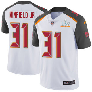 Nike Buccaneers #31 Antoine Winfield Jr. White Men's Super Bowl LV Bound Stitched NFL Vapor Untouchable Limited Jersey