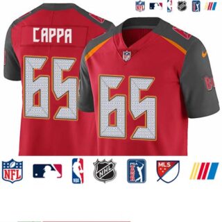 Nike Buccaneers #65 Alex Cappa Red Team Color Men's Stitched NFL Vapor Untouchable Limited Jersey