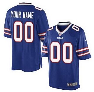 Nike Buffalo Bills Customized Light Blue Game Jersey