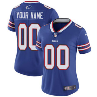 Nike Buffalo Bills Elite Royal Blue Home Women's Jersey NFL Vapor Untouchable Customized jerseys
