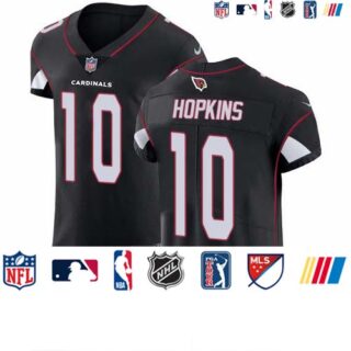 Nike Cardinals #10 DeAndre Hopkins Black Alternate Men's Stitched NFL New Elite Jersey