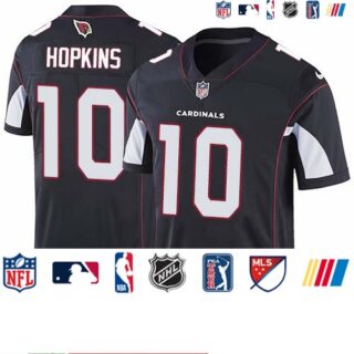 Nike Cardinals #10 DeAndre Hopkins Black Alternate Men's Stitched NFL Vapor Untouchable Limited Jersey