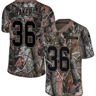 Nike Cardinals #36 Budda Baker Camo Men's Stitched NFL Limited Rush Realtree Jersey