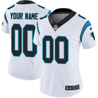 Nike Carolina Panthers Elite White Road Women's Jersey NFL Vapor Untouchable Customized jerseys