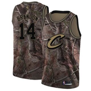 Nike Cavaliers #14 Terrell Brandon Camo NBA Swingman Realtree Collection Jersey