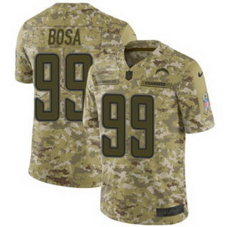 Nike Chargers #99 Joey Bosa Camo Youth Stitched NFL Limited 2018 Salute to Service Jersey