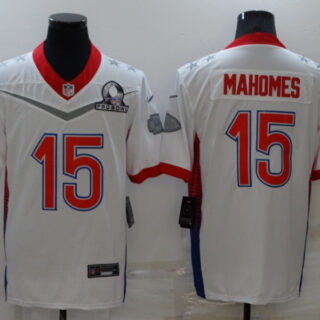 Nike Chiefs 15 Patrick Mahomes White 2022 NFC Pro Bowl Limited Jersey
