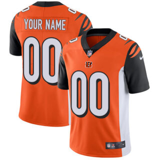 Nike Cincinnati Bengals Elite Orange Alternate Youth Jersey NFL Vapor Untouchable Customized jerseys