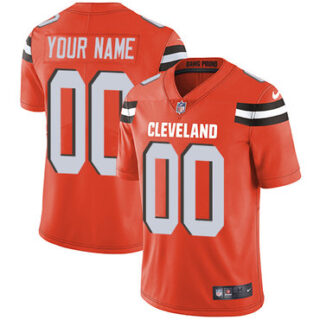 Nike Cleveland Browns Elite Orange Alternate Youth Jersey NFL Vapor Untouchable Customized jerseys