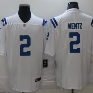 Nike Colts 2 Carson Wentz White Vapor Untouchable Limited Jersey