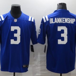 Nike Colts 3 Rodrigo Blankenship Blue Vapor Untouchable Limited Jersey