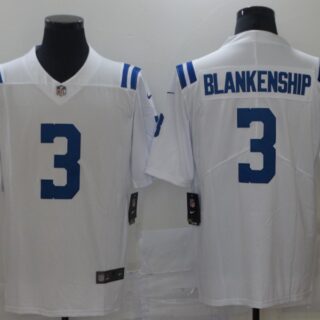 Nike Colts 3 Rodrigo Blankenship White Vapor Untouchable Limited Jersey